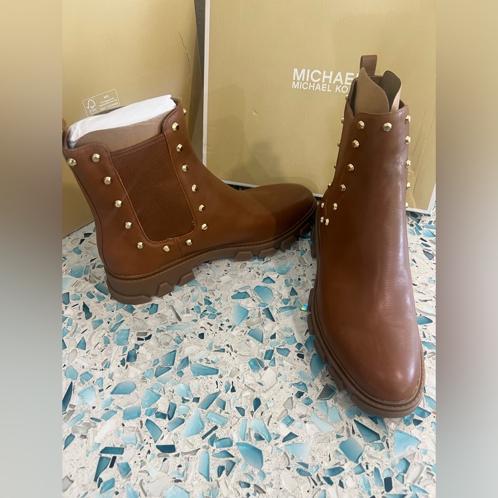 MICHAEL KORS studded boots size 10